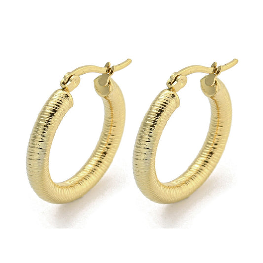 Textured Hoop Earrings