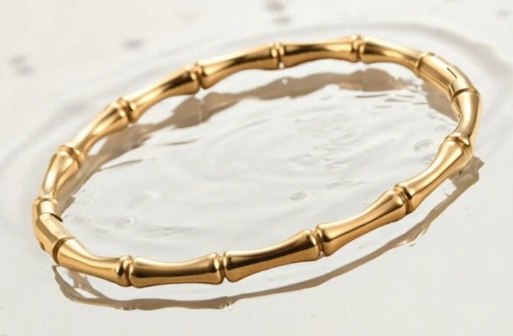 Gold Bamboo Bangle