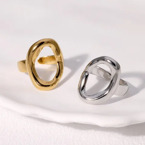Irregular Oval Ring