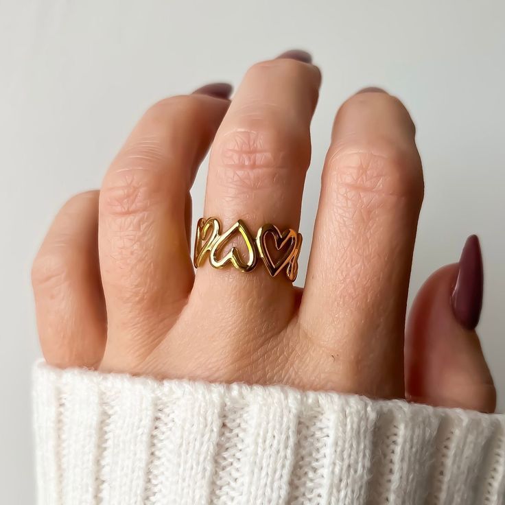 Corazones Ring