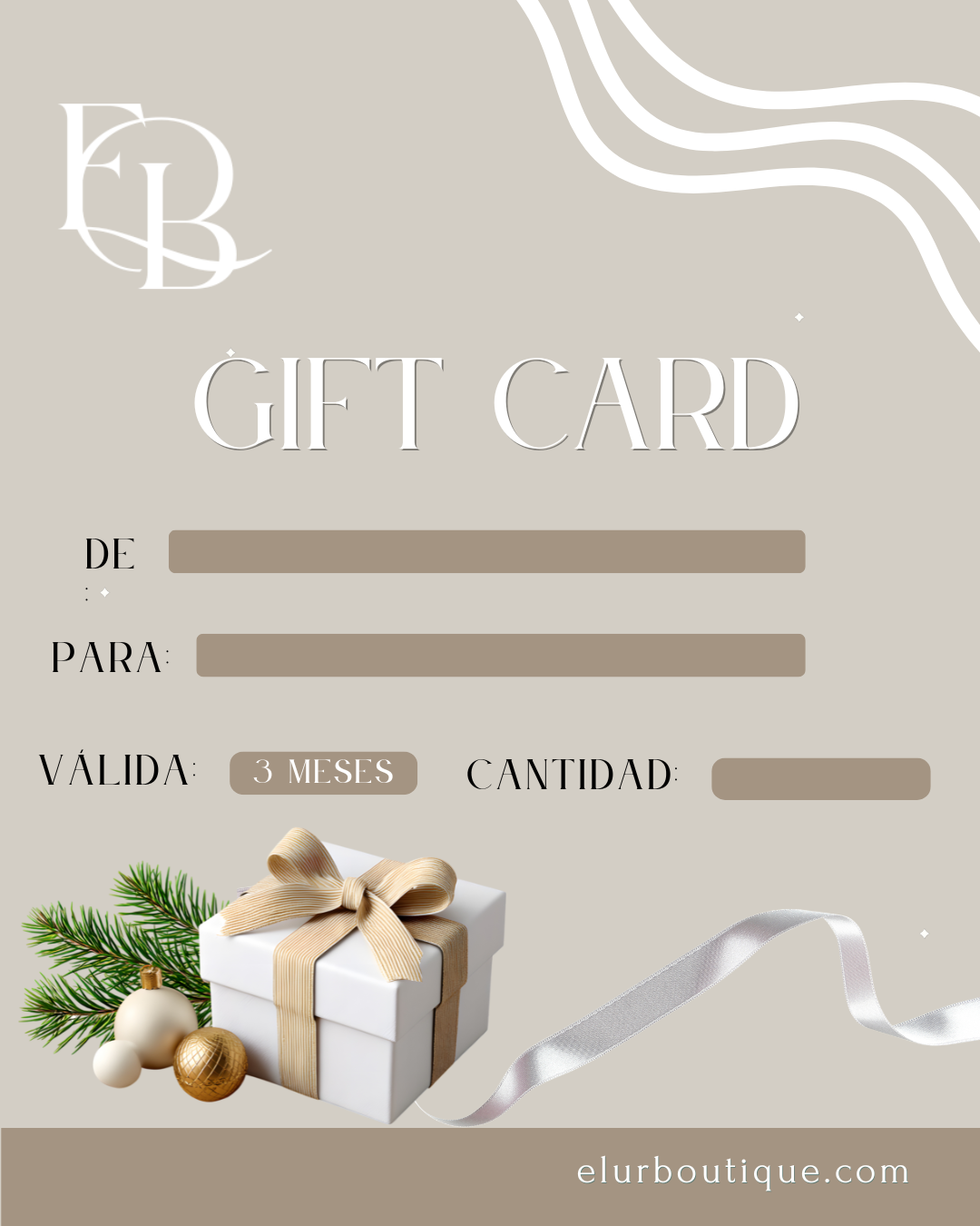 Tarjeta de regalo