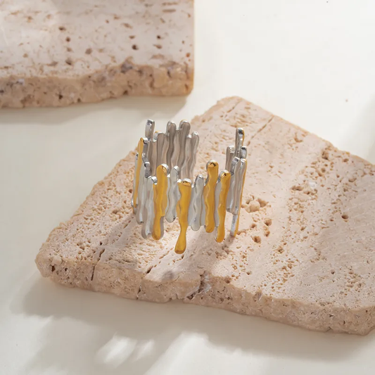 BAMBOO TWO-TONE RING