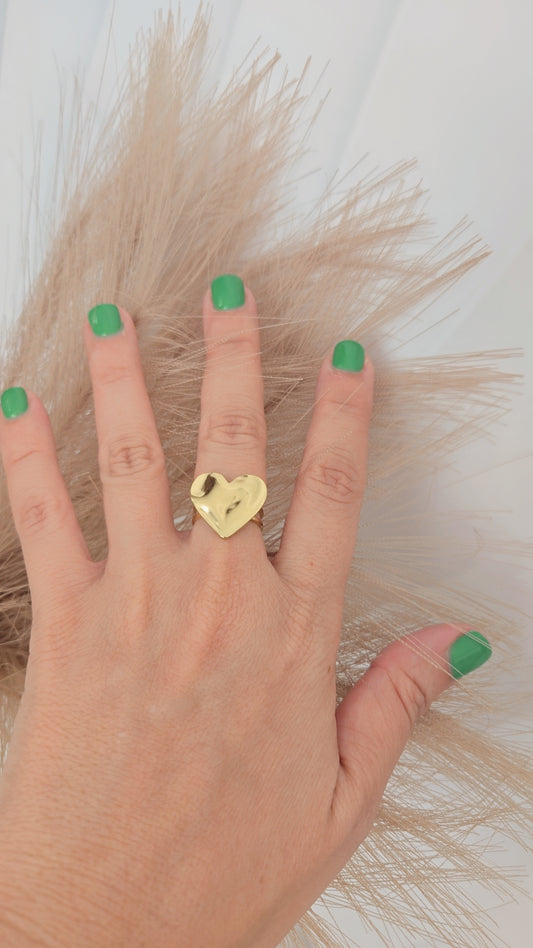 Heart Cuff Ring