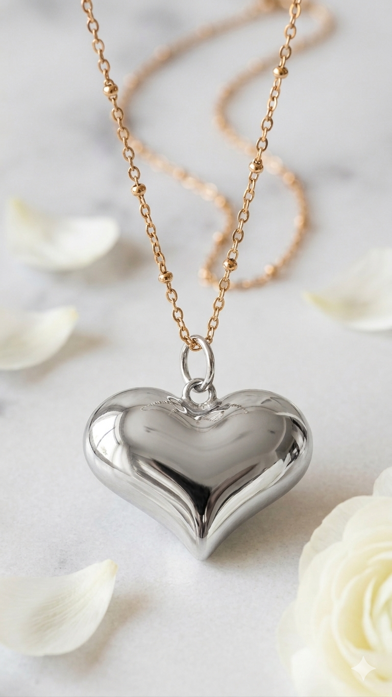 Ballon Heart Necklace
