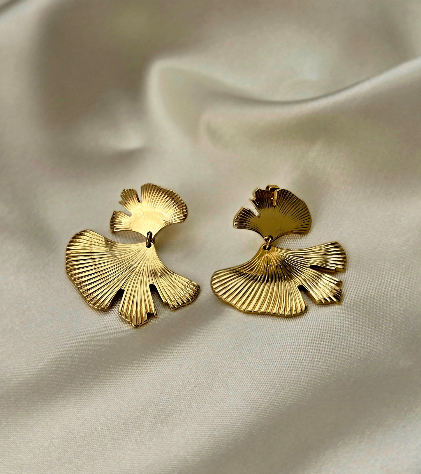 Gold Leaf Earrings