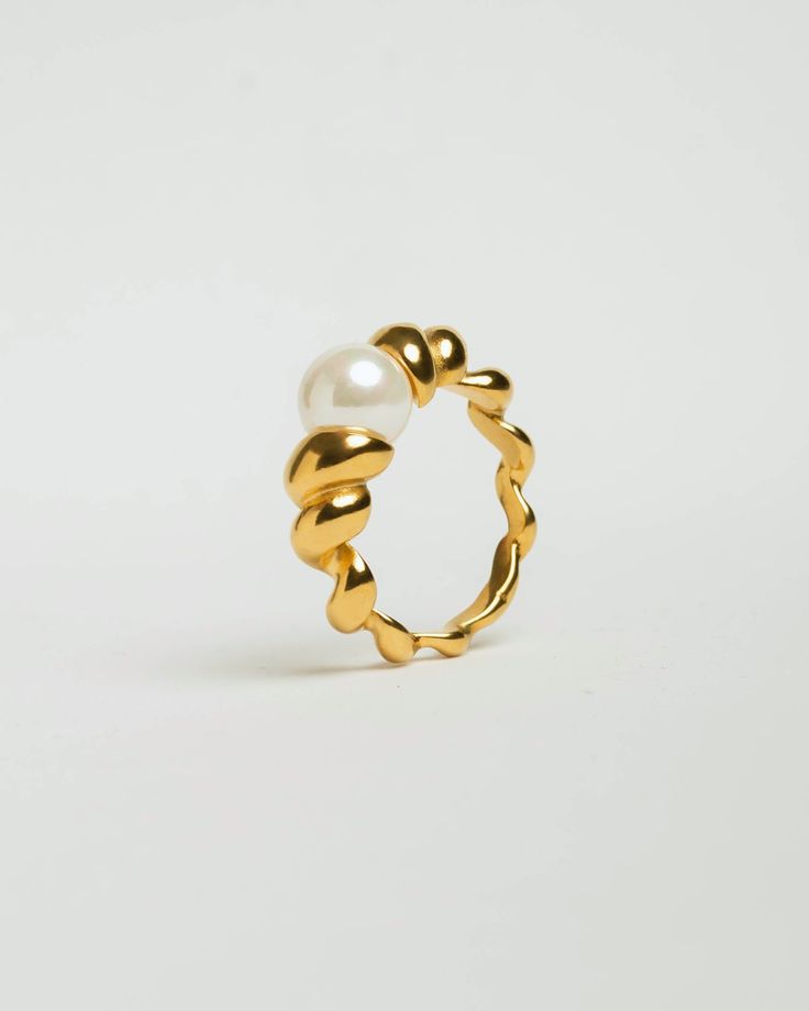 ANILLO DE PERLA DE CUERDA