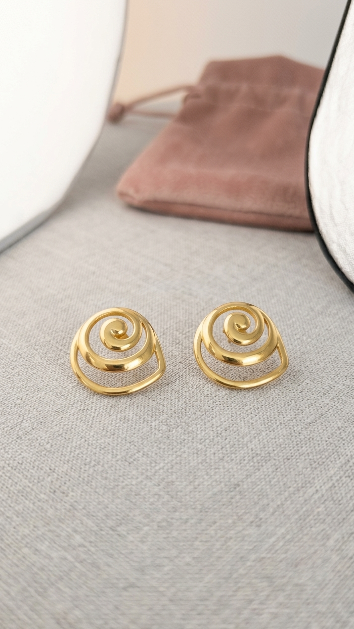 SPIRAL EARRINGS
