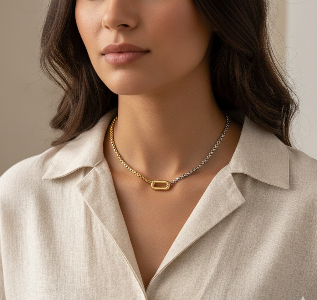 COLLAR DE ESLABONES OVALADOS Pedido anticipado