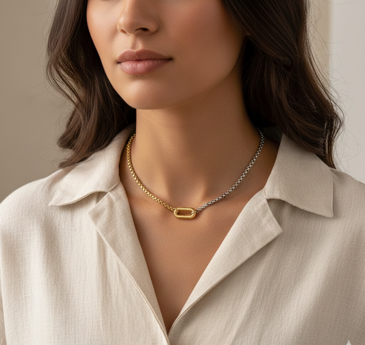 COLLAR DE ESLABONES OVALADOS Pedido anticipado