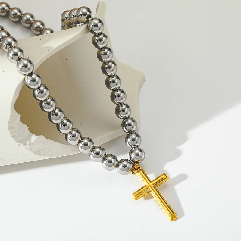 GOLD CROSS NECKLACE
