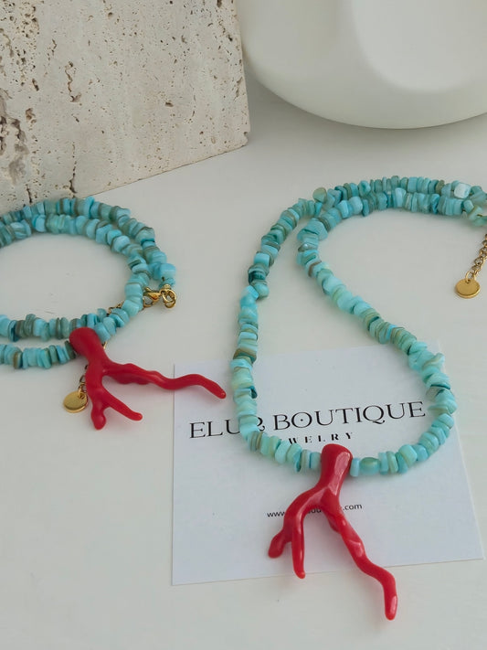 CORAL NECKLACE
